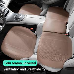 사계절 범용 카시트 쿠션 PU 가죽 보호대 매트 통기성 높은 리바운드 스폰지 커버 인테리어 액세서리