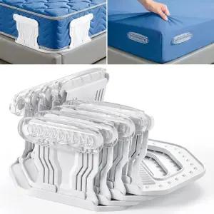 모서리용 침대 시트 홀더 잠금 장치가 있는 4Pc 장착 더 이상 느슨한 침구 없음 간편한 일회용 설치 모든