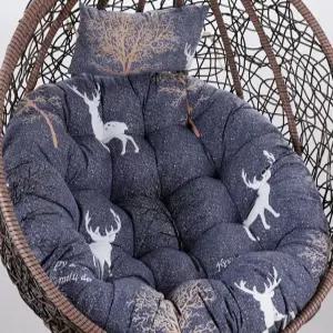 흔들 그네 쿠션 의자 방수 요람 라탄 베어 라운드 코튼