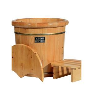 족욕통 가정용 족탕기 삼나무 40 원목 훈증 깊은 발욕조 히노끼탕 습식마사지 나무족욕통