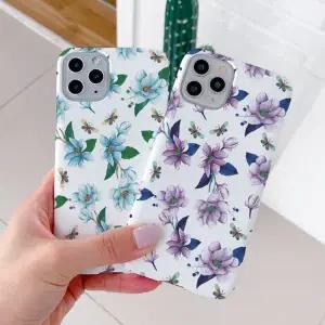 아칸 플라워패턴 슬림하드 케이스