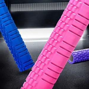 R56 스트레칭 지압 효과 밸런스 운동 60cm 폼롤러 폼