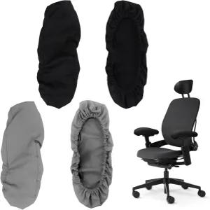 팸퍼리 2쌍 사무용 의자 팔걸이 커버 - 책상 컴퓨터 게임 의자용 신축성 및 탈착식 팔꿈치 압력 를 위한