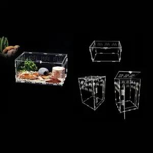 소동물집 도마뱀 거북이 파류사육장 파충류케이지 상자 파충류