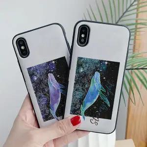 아칸 흰달 별이 빛나는 밤 카드케이스