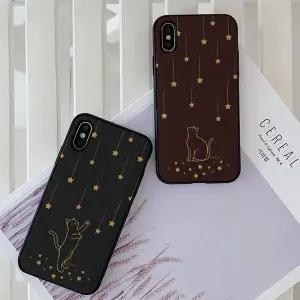 아칸 종이비행 별과고양이 카드케이스