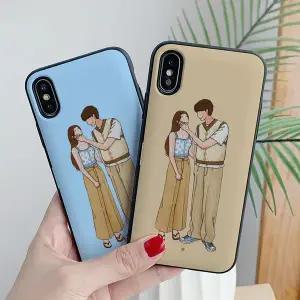 아칸 DAAE 하늘베이지커플 카드케이스