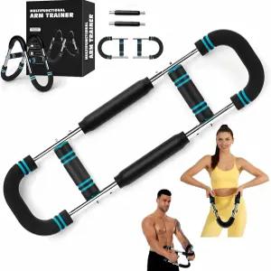 트위스터 암 트레이너 40-100파운드 조절 가능한 가슴 운동 기구 파워 트위스트 팔뚝 강화기 휴대용 스프링