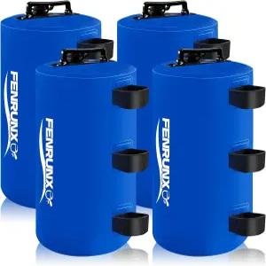 캐노피 워터 웨이트 백 88파운드 가제보 텐트 세트 카포트용 4개의 다리 팝업 블루