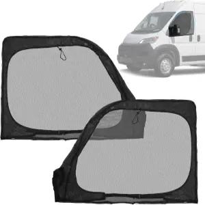 Hihaha 램 프로마스터 1500 2500 3500 2014-2025 47x31인치 밴 전면 창문을 위한 현관문용 마그네틱 모기장