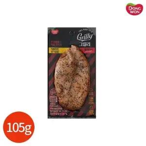 동원 그릴리 직화 치킨 닭가슴살 블랙페퍼 105g x 4개