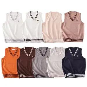 스프링 벚꽃 여자 조끼9color  학생복