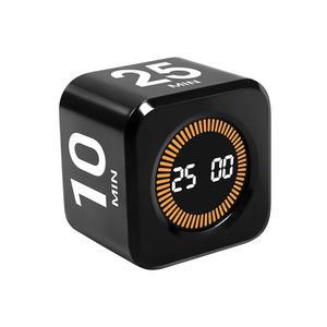 [미국배송] 생산성 U2014 5/25/10/50분 프리셋을 위한 WAFHX 포모도로 타이머 큐브 ADHD를 디지털 중력 센서 데스크 시각 타이머 무음 모드 사무실 공부 주방 및 에게 이상적입니다