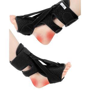 닥터와이풋 스플린트 브레이스 알루미늄 바로 조절 가능한 3스트랩 디자인 발 및 지지 남녀 모두 편안한 수면 블랙 1개