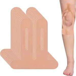 무릎 프리컷 스트립용 PCS 운동학 테이프 12종 - 및 관절 지지용 내구성 방수 스포츠 훈련 운동을 위한