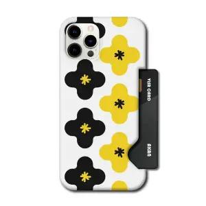 아칸 단 배색플라워 인서트케이스