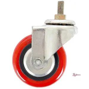 HK캐스터 바퀴 우레탄 경하중 4인치 볼트yza112