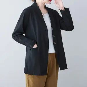 루타꽁몰 여성 가을 캐주얼 정장 재킷 코트 긴팔 스판 HO3