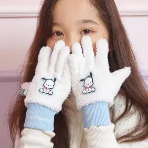 2사이즈 1개 포차코 손가락 터치장갑 핑거장갑 털장갑 CFr7+7dVZ