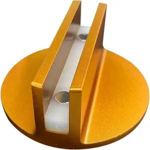 범용 마그네틱 잭 패드 0.37인치 슬롯 알루미늄 홈 퍽 핀치 대부분의 차량에 큰 슬롯이 있는 용접 프레임