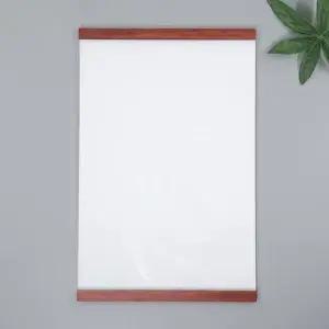 [JED] 부착식 세로형 보드 A4안내보드 자석형 엘베 메뉴판 디스플레이 공고판 A4 아크릴보드 자석형 투명