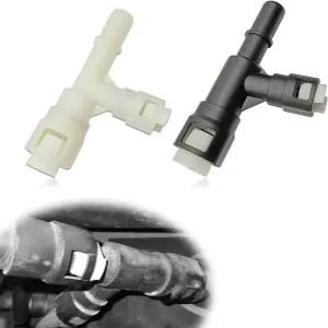 플레우스 2PCS 차량용 히터 입구 호스 피팅 15055343 커넥터 티 00-14 GMC 유콘 시에라 쉐보레 타호 교외