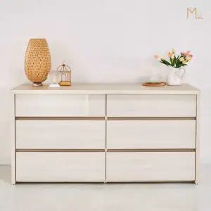 [모로] 나이스 UV 1500 광폭 3단 와이드서랍장 서랍장 옷서랍장