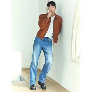 파렌하이트 블루 루즈핏 데님 팬츠 FIFAA4254