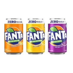 환타 제로 (오렌지 포도 파인애플) 3종 각 8개입 총 24입 355ml