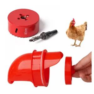 닭 모이통 먹이통 사료통 급식기 홀쏘 홀쏘