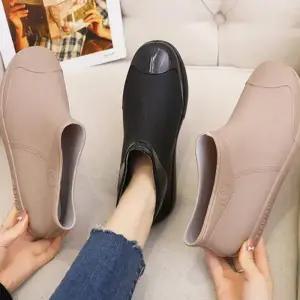 [오노마] ONM 여성 비오는날 방수신발 고무 장화 레인부츠