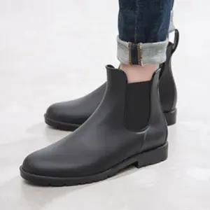 [오노마] ONM 여성 캐주얼 낮은굽 캐주얼 장마 레인 부츠