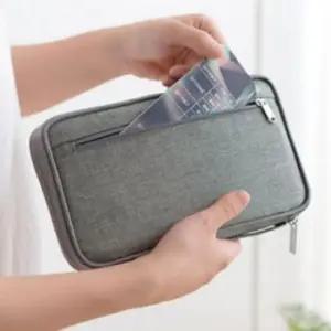 [JED] 케이스 보관 올인원 파우치 여권지갑 멀티 여행용 소형