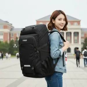 대용량 백팩 80L 백패킹 여행 캠핑 기내용 가방 책가방 캐리어 노트북 출장
