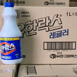 1L 유한락스 레귤러 1BOX(12입)_