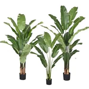 대형 조화장식 인조 조경 나무 화분 실내 바나나나무 야자수