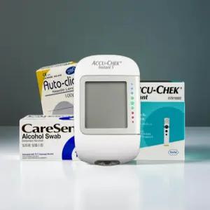 인슐린 펌프 인스턴트 혈당 측정기 침 시험지 솜