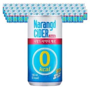 사이다제로 동아오츠카 나랑드사이다 제로 60캔 (30캔 2박스) 180ml