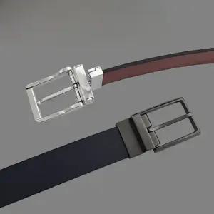남자 소가죽 양면 벨트 회전형 허리띠 BP9247BT