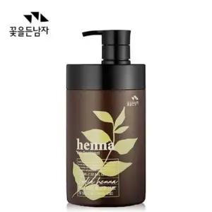 대용량린스 ksr 꽃을든남자 헤나 트리트먼트 헤어팩/대용량 1000ml