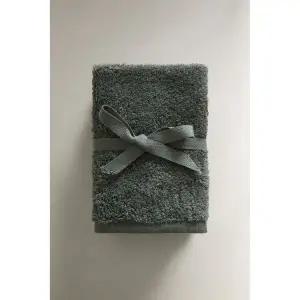 [ZARA] 자라 코튼 핸드 타월 세트 3개입 - 카키 3401523