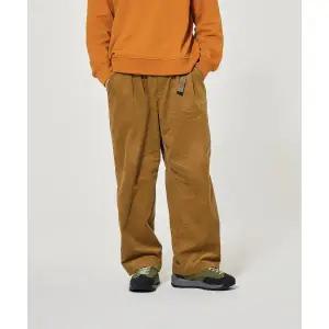 KODAK 브라우니 코듀로이 와이드 테이퍼드핏 팬츠 BEIGE