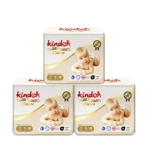 [킨도] 프리미엄 베베가드 네이처 밴드형 기저귀 3단계 28Px3팩