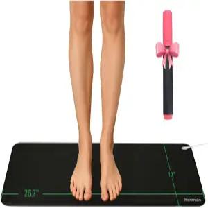 발용 접지 매트 - 수면 에너지 개선을 위한 10 x26.7 전도성 패드 자기장 침대 책상 홈 오피스 작업용 실내