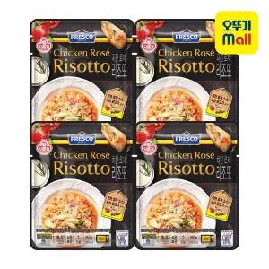 [오뚜기][본사직영] 오뚜기 프레스코 치킨로제리조또 250g 4개