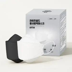 KF94 마스크 대형 50매 황사방역 일회용 라이프쉴드 국산