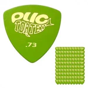 (100P) pdt78 삼각 기타소품 통기타피크 그린 0.73mm