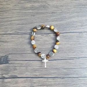 베네딕트 묵주 카톨릭 패션 팔찌 소품 십자가 예쁜