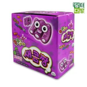 새콤짱 포도맛 젤리스틱 유치원간식 포도젤리 사무실 젤리