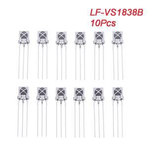 범용 IR 적외선 리시버 센서 모듈 유도 원격 튜브 수신 헤드 VS1838B LF1738 10 개